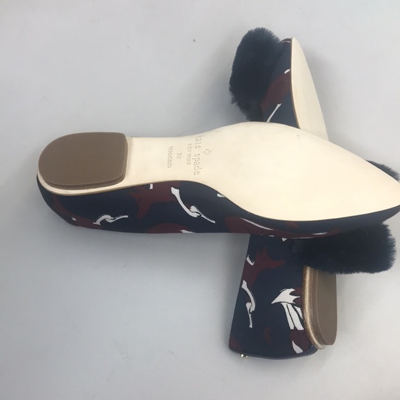 NWT,Kate Spade
Multicolor Ellen Fur Bow,navy multi - Picture 8 of 17